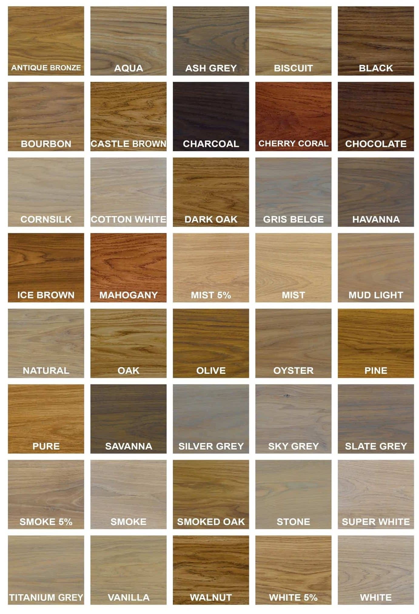 Eikenhout Kleur Staaltje