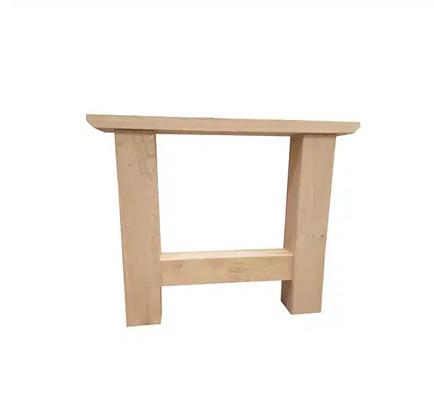Eiken Onderstel H Vorm 12x12cm Set Van 2