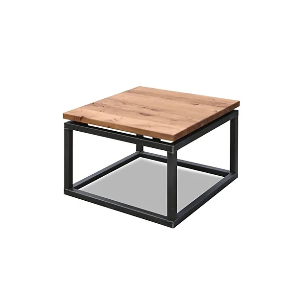Salontafel/ hoektafel, massief eiken