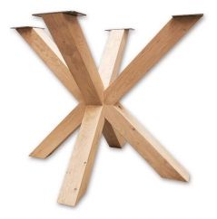 Eiken onderstel matrix, koker 10x10cm