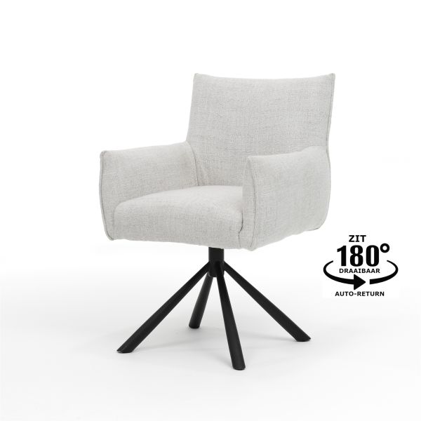 Eetkamerstoel Focus Beige- draaivoet