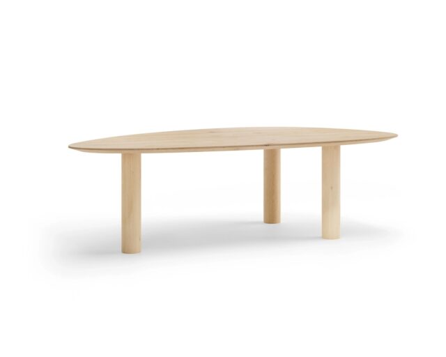 Massief Eiken Eettafel Organisch