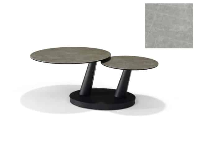 Antares Salontafel B 5712 8211 Grijs Deckstone 8211 2 Bladen Draaibaar