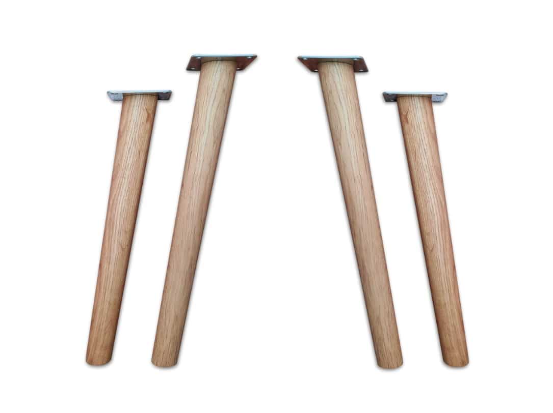 Set van 4 tafelpoten met schroefdraadstift M10, houten meubelpoten, massief hout, vervangende meubelpoten, rubberhout, bankpoten, houten poten, sokkel, kastpoten, voor bed, bank, stoel, houtkleur (oblique25 cm/9,8 inch Set van 4 tafelpoten met schroefdraadstift M10, houten meubelpoten, massief hout, vervangende meubelpoten, rubberhout, bankpoten, houten poten, sokkel, kastpoten, voor bed, bank, stoel, houtkleur (oblique25 cm/9,8 inch